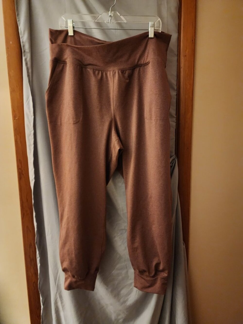 Old Navy CloudComfy Jogger Pants Women’s 2X Brown Pull-On Lounge Pants